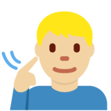 聋人：中浅肤色emoji素材一 160x160像素