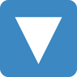 向下按钮emoji素材一 160x160像素