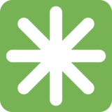 八辐星号emoji素材一 160x160像素