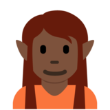 精灵：深色肤色emoji素材一 160x160像素