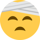 带头巾的脸emoji素材一 160x160像素