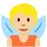 仙女：中浅肤色emoji素材一 160x160像素