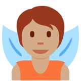 仙女：中等肤色emoji素材一 160x160像素