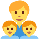 家庭：男人，男孩，男孩emoji素材一 160x160像素