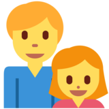 家庭：男人，女孩emoji素材一 160x160像素