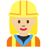 女工：中浅肤色emoji素材一 160x160像素