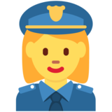 女警官emoji素材一 160x160像素