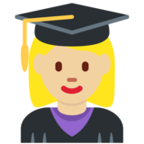 女学生：中浅肤色emoji素材一 160x160像素