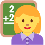 女教师emoji素材一 160x160像素