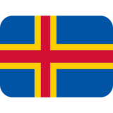 旗帜：奥兰群岛emoji素材一 160x160像素