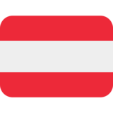 国旗：奥地利emoji素材一 160x160像素