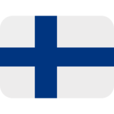 国旗：芬兰emoji素材一 160x160像素
