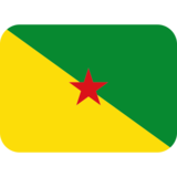 旗帜：法属圭亚那emoji素材一 160x160像素