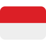 国旗：印度尼西亚emoji素材一 160x160像素