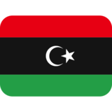 旗帜：利比亚emoji素材一 160x160像素