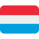 国旗：卢森堡emoji素材一 160x160像素