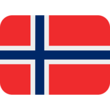 国旗：挪威emoji素材一 160x160像素