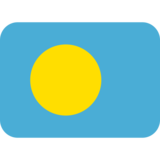 旗帜：帕劳emoji素材一 160x160像素