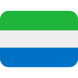 旗帜：塞拉利昂emoji素材一 160x160像素