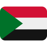旗帜：苏丹emoji素材一 160x160像素