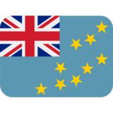 旗帜：图瓦卢emoji素材一 160x160像素