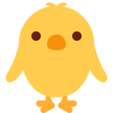 正面小雏鸡emoji素材一 160x160像素