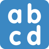 输入拉丁文小写emoji素材一 160x160像素