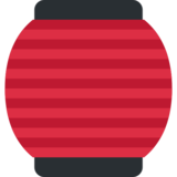 红纸灯笼emoji素材一 160x160像素