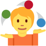 玩杂耍的人emoji素材一 160x160像素