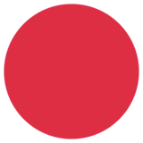 红色圆圈emoji素材一 160x160像素