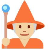 法师：中等浅肤色emoji素材一 160x160像素