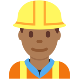 男施工员:中黑肤色emoji素材一 160x160像素