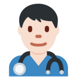 男保健员：浅肤色emoji素材一 160x160像素