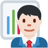 男职员：浅肤色emoji素材一 160x160像素