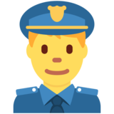 男警官emoji素材一 160x160像素