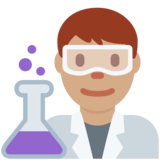 男科学家：中等肤色emoji素材一 160x160像素
