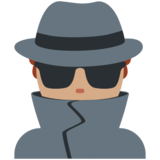男侦探：中等肤色emoji素材一 160x160像素