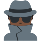 男侦探:深色肤色emoji素材一 160x160像素