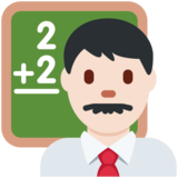 男老师：浅肤色emoji素材一 160x160像素