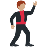 男子舞蹈：中等肤色emoji素材一 160x160像素