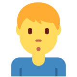 男人撅嘴emoji素材一 160x160像素