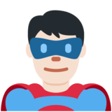 男超人：浅肤色emoji素材一 160x160像素