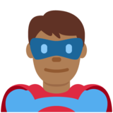 男超人：中黑肤色emoji素材一 160x160像素