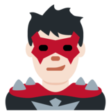 男超级恶棍：浅肤色emoji素材一 160x160像素