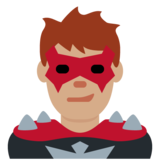 男超级恶棍：中等肤色emoji素材一 160x160像素