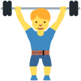 载人举重emoji素材一 160x160像素
