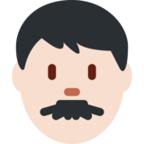 男士：浅肤色emoji素材一 160x160像素
