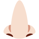 鼻子：浅肤色emoji素材一 160x160像素
