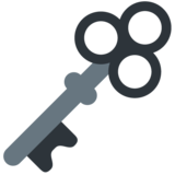 旧钥匙emoji素材一 160x160像素