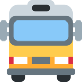 迎面而来的巴士emoji素材一 160x160像素